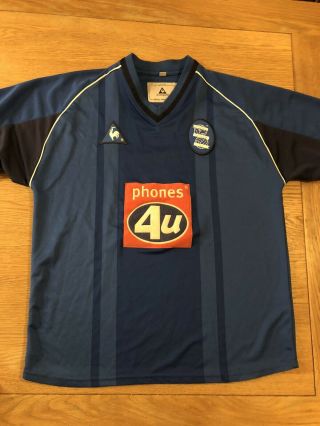 Retro Vintage 2002 - 2003 Le Coq Sportif Birmingham City Home Shirt 34/36