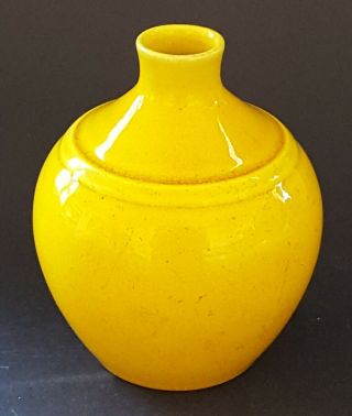 Chinese Yellow Glaze Vintage Victorian Oriental Antique Vase