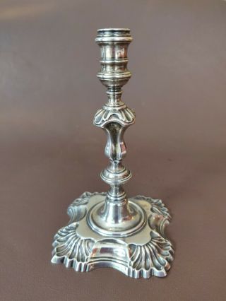 An Early 18th Century Silver Taperstick