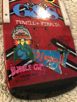 1980 Powell Peralta Rat Bones 10x30 Vintage Skateboard Deck. 3