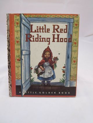 Little Golden Book 1948 Little Red Riding Hood " H " Edition