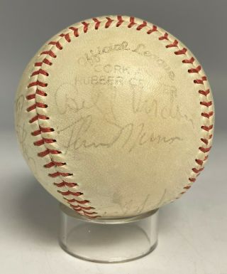 1974 Ny Yankees Team 16x Signed Baseball W/ Thurman Munson Autograph Jsa Loa