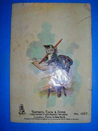 Vintage Raphael Tuck & Sons Booklet No 1027 Baby ' s Letter 2