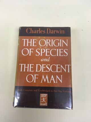Modern Library Giant Origin Of Species Descent Of Man/charles Darwin