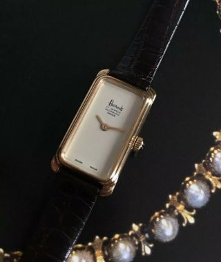 Harrods Vintage Gold Plated Ladies Wristwatch 80s