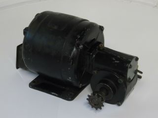 Vintage Conveyor Motor With Gear Reduction Box Attached