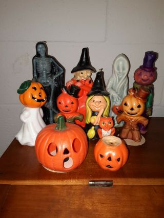 Alot Of Vintage Gurley Halloween Candles