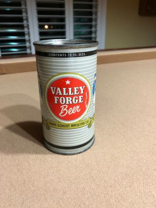 Vintage Valley Forge Beer Flat Top Can Adam Scheidt Brewing Co Norristown Pa