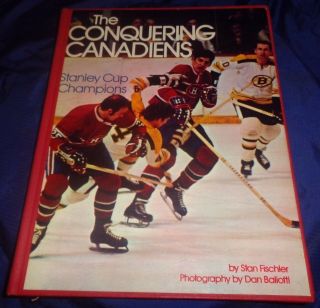 Bs539 Vtg The Conquering Canadians Book Stanley Cup Champions Stan Fischier