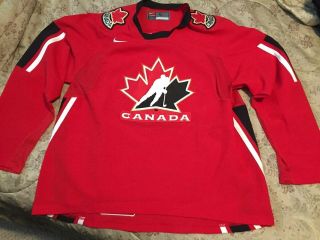 Vintage Team Canada Nike Iihf Hockey Jersey Size Xl Extra Men’s Large Red White