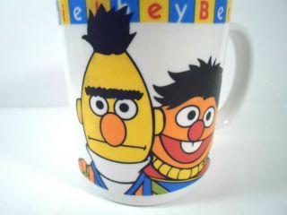Bert & Ernie Sesame Street General Store Coffee Mug Cup Jim Henson Hey Bert Vtg