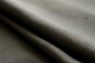 Vintage Japanese Kimono Silk Fabric|plain Black 9.  8 " X47 " |quilting,  Panel