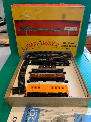 99 Vintage Tyco HO Scale Electric Work Trains Set Gandy Dancer 2