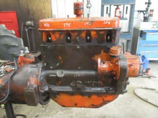 Allis Chalmers Wd Running Long Block Engine We Ship Antique Tractor