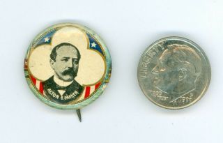 Vintage 1904 President Alton B.  Parker Political Campaign Pinback Button 7/8 "