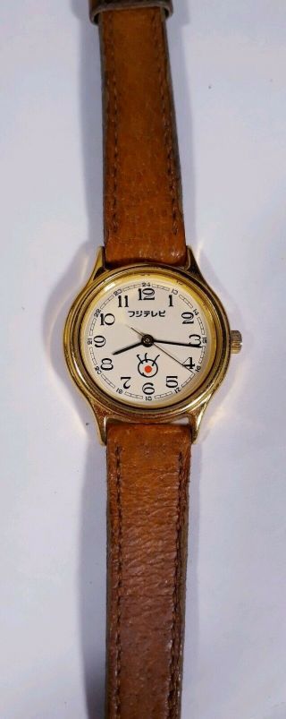 Vintage Women Citizen Watch 6031 ka Brown Leather Band Gold Plate Case Rare 2