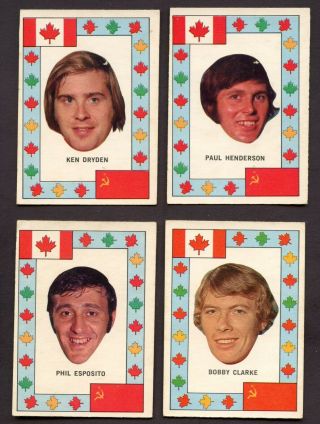 1972 - 73 Opc Team Canada Complete Set Of 28