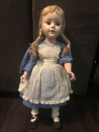 Alice In Wonderland 20” Vintage R,  B Doll