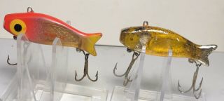 Hump Vintage Fishing Lure Made In El Campo,  Tex.  2 &1/4” Chubby Minnow A Bingo