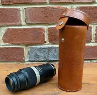 Vintage Leica Leitz Gmbh Wetzlar Hektor (13.  5cm) F4.  5 M Mount Lens,  Rear Cap