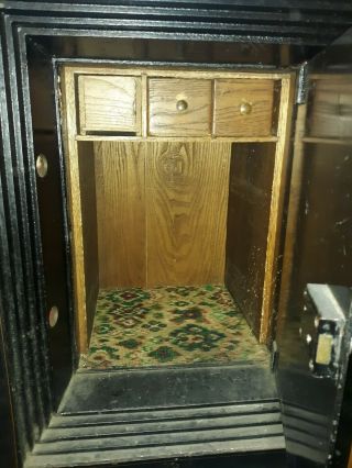 Vintage Antique Cast Iron Floor Safe - Victor Safe & Lock Company 3