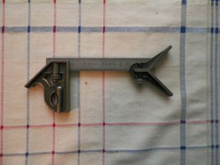 Vintage Starrett 6 " Combination Square With Center Head And No.  23 Rule