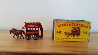 Vintage Matchbox Lesney - Models Of Yesteryear No Y - 12 Lipton Tea Horse Bus