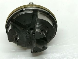 Vintage Waltham 3 - Jaw Chuck With 8mm Collet For Jewelers Lathe,  Brass Top