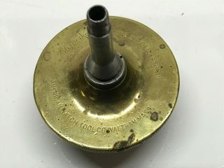 Vintage Waltham 3 - Jaw Chuck With 8mm Collet For Jewelers Lathe,  Brass Top 3