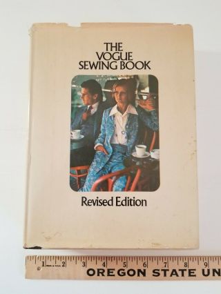 Vintage The Vogue Sewing Book Revised Edition Hardcover Dust Jacket 1975 Fashion