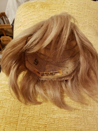Vintage Doll Wig France Human Hair 4 
