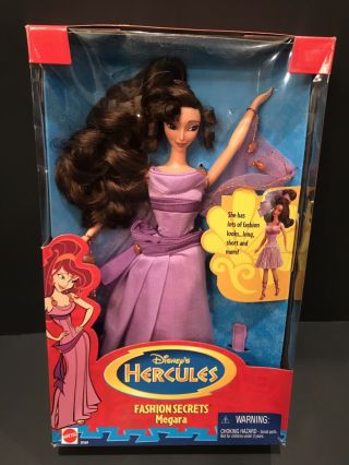 Fashion Secrets Megara Barbie Doll Disney 