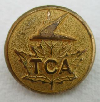 Canadian: " Trans - Canada Air Lines Button " (23mm,  Scully,  Montreal,  1937 - 1965)