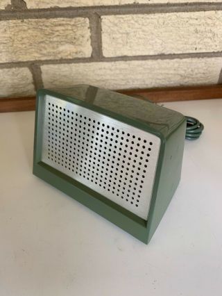 Vintage Western Electric Bell System Green Telephone Speaker 1970 ' s 2