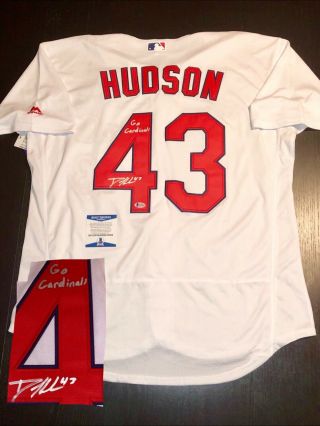 Dakota Hudson Hand Signed St Louis Cardinals Jersey Beckett Cert
