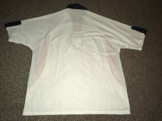 Vintage England Football Shirt 1997 Umbro Size XXL 2
