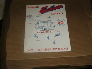 Lafayette Drillers 1976 Program - Texas League - San Francisco Giants - Exmt