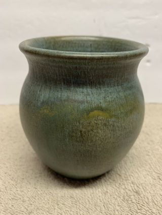Antique Mountainside Nj Arts Crafts Matte Art Pottery Old Vase Hand Made