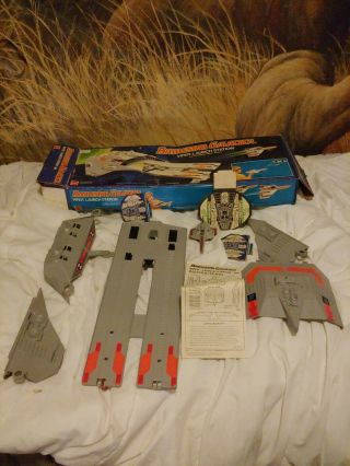 Vintage Bsg Mattel Battlestar Galactica Viper Launch Station - Incomplete - 1978