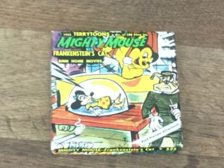 Vtg 8mm Film / Cartoon - Terrytoons - Mighty Mouse - Frankenstein 