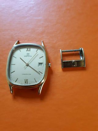 Vintage Zenith Cosmopolitan Quartz Watch Ref 27.  0820.  387 Not Eta 955.  414