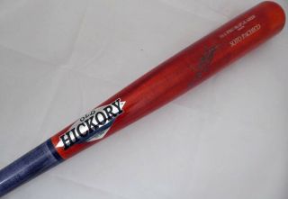 Juan Soto Autographed Signed Red Old Hickory Bat Nationals Beckett Bas 147904