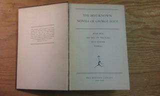 George Eliot 1940/ The Best Known Novels of George Eliot/ by Modern Library Pub 2