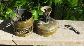 Vintage Svea 123 Sweden Brass Backpacking Mountain Expedition Stove