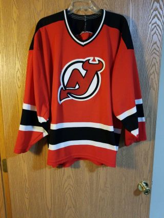 Vintage Jersey Devils Ccm Blank Hockey Jersey 2xl