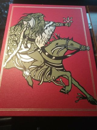 Folio Society: Sir Gawain And The Green Knight 2008 With Slipcase