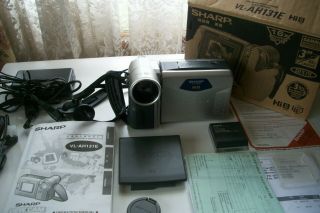 Vintage Sharp Vl - Ah131e Viewcam Camcorder Camera 16x Zoom Hi8