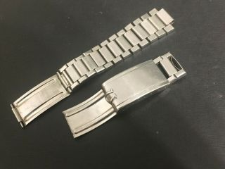 Vintage Omega 7077 Early Speedmaster Bracelet clasp for watch parts 2