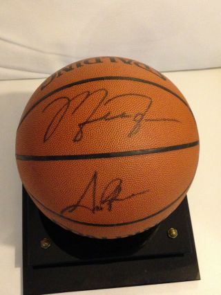 Michael Jordan / Scottie Pippen Signed Nba Basketball.  Certified With