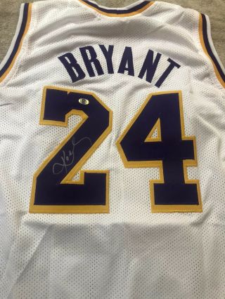 Kobe Bryant Autographed Signed Los Angeles Lakers Basketball Jersey